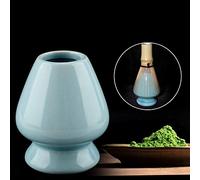 CHICIRIS Support de Fouet en Céramique pour Séchage à L'air en Forme de Chasen, Accessoires pour Service à thé pour Amateurs de thé (BLUE)