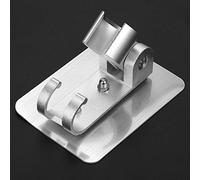 CHICIRIS Support de Pomme de Douche Réglable et Robuste en Argent, pour Hôtel et Salle de Bain Domestique, en Alliage D'aluminium, 3,7 X 2,8 X 1,1 Pouces