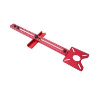 CHICIRIS Support de Rainure de Fraisage de Routeur, Support de Routeur Réglable, Alliage D'aluminium Durable pour Couper des Cercles, carré en T, adapté aux Projets de Menuiserie