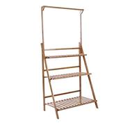 CHICIRIS Support de Rangement Multifonctionnel en Bambou, Durable pour Plantes en Pot, Bureau, Balcon, Salon, Installation Facile