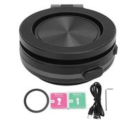 CHICIRIS Support de Téléphone Magnétique, Aspiration sous Vide Haute Résistance, Support Portable à Rotation à 360 Degrés, avec Adhérence à Une Touche, pour Tableau de Bord de Voiture, (Black)