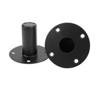 CHICIRIS Support D'enceinte Métallique Chapeau Haut 107x107mm | Construction en fer durable, facile à installer, utilisation flexible, plate-forme solide