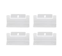 CHICIRIS Supports de Montage pour Panneaux Solaires Kit de Support Z en Alliage d'aluminium 4 Pièces pour Remorques de Camping-Car, Bateaux, Yachts, Stable dans des Conditions Difficiles,