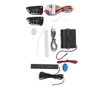 CHICIRIS Système d'alarme de Voiture d'entrée sans clé Kit de Système de Démarrage à Distance à Bouton-Poussoir ABS DC12V pour Véhicules à Carburant 12V avec Déverrouillage Automatique PKE