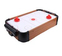 CHICIRIS Table de Hockey sur Air de Bureau, Action Rapide de Palet | Jeu familial Compact, véritable coussin glissant via des ventilateurs motorisés, 2 poussoirs à pagaie, assemblage à