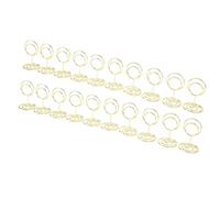 CHICIRIS Table Numéro de Table Bright Couleur Sturdy Name Carters, 20pcs en Métal Stable de Forme Ronde Stable pour les Célébrations de Mariage Utilisation du Bureau (GOLD)