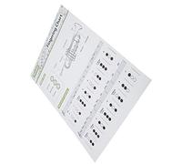 CHICIRIS Tableau des Accords de Trompette, Guide de Référence des Notes de Musique sur Papier d'art pour les étudiants et l'apprentissage à Domicile, Aide Pédagogique Visuelle pour les Débutants