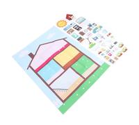 CHICIRIS Tableau en Feutre pour Histoires 40,16 X 29,53 Pouces, Activités | Voici la Traduction Directe : 39 Pièces Ensemble de Décoration de Chambre, Thème de Maison en Feutre, Matériau en Feutre