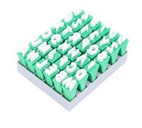 CHICIRIS Tampons d'alphabet en Argile Définir la Lettre Majuscule en Plastique de Précision et les Timbres de Numéro, Décoration Instantanée Artistique pour les Projets Artisanaux avec Boîte de