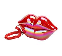CHICIRIS Téléphone Créatif à Lèvres Rouges, Téléphone de Bureau à la Mode avec Signal Stable et Petite Taille, pour la Maison et Le Bureau