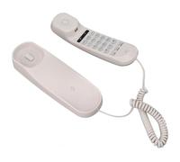 CHICIRIS Téléphone Fixe Mural, Expérience D'appel Claire, Multifonctionnel, pour Hôtel, Bureau, Blanc (White)