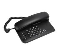 CHICIRIS Téléphone KX T3026CID à économie D'énergie - Téléphone Fixe Facile à Utiliser pour la Maison, Le Bureau, L'hôtel, Matériau ABS, Noir/Blanc, Ligne Britannique - Idéal pour Une Utilisation à