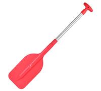 CHICIRIS Télescopique et Réglage en Alliage en Aluminium avec Lame PVC pour Une portabilité Pratique, Idéale pour la Navigation de Plaisance, Excellente pour la Navigation (Rouge)