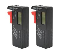 CHICIRIS Testeur de Batterie Numérique 2 Pièces pour une Lecture Précise de la Durée de Vie de la Batterie AA AAA 9 V 1,5 V pour une Utilisation Quotidienne Facile
