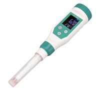CHICIRIS Testeur de PH Numérique, Testeur D'alcali de Pâte, de PH étanche IP67 pour Sol de Viande de Fromage, mètre avec électrodes Remplaçables