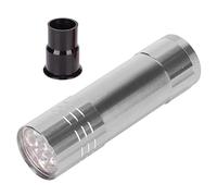 CHICIRIS Testeur D'œufs LED, Lampe Bougie à Lumière Froide pour Couver les œufs de Canard, D'oie, de Caille, Conception en Métal et en Plastique Détachable (SILVER)
