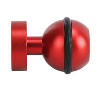 CHICIRIS Tête Sphérique de Lampe de Plongée Durable en Alliage D'aluminium, pour Caméra sous-Marine, Petit Poids Léger pour la Natation et la Plongée (Rouge)