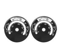 CHICIRIS Thermomètre magnétique thermomètre de cheminée thermomètre de température de Cuisine Compteur de Four Outil de Four à Barbecue Accessoires de cheminée