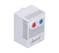 CHICIRIS Thermostat Mécanique, Régulateur de Température Compact Réglable pour Systèmes CVC et Ventilateurs électriques, ABS, 1 unité