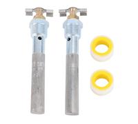 CHICIRIS Tige D'anode de Chauffe-eau pour Camping-car, Tige de Remplacement D'anode en Aluminium et Magnésium 4,5 X 1/2 NPT avec Conception de Vidange Rapide pour Chauffe-eau Atwood RV
