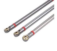 CHICIRIS Tige de Liaison RC, Jeu de 4 Maillons en Métal de Mise à Niveau en Aluminium pour SCX10 et D90 Chenille Empattement de 313 Mm pour Voitures 1/10 RC