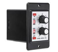 CHICIRIS Timer Relay, sur Le Délais de Contrôle du Relais de Jumeau de Double Interrupteur de Temps de Contrôle de Bouton ATDV-YY 6S-60M, Délai Réglable, Conception Durable, efficacité Temporelle,