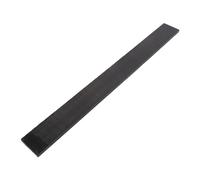 CHICIRIS Touche en Bois D'ébène, Remplacement de Touche Non traité pour la Fabrication de Guitare Basse électrique, avec une dureté élevée et une Finition Brillante (BLACK)