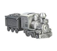 CHICIRIS Train D'économie d'argent, Banque D'épargne de Monnaie du Modèle de Train en Alliage Rétro, Ornement de Bureau Robuste avec Look Créatif, Super pour Les Enfants, Décoration de