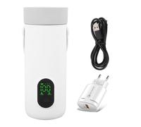 CHICIRIS Travel Electric Kettle, Portable Small Mini Coffee Kettle, 4 Préréglages Variables, 304 en Acier Inoxydable, avec Arrêt Automatique pour le Camping en Plein Air (Prise UE)
