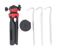 CHICIRIS Trépied en Alliage D'aluminium, Angle de 360 degrés, Hauteur Réglable, Kit de Montage avec Adaptateur, pour Mini Antenne, Installation Facile sans Outils (Adaptateur Noir)