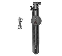 CHICIRIS Trépied Perche à Selfie, Support de Téléphone Réglable de 2,5 à 3,7 Pouces, Rotation 360°, Inclinaison 225°, Portable Extensible, avec Support Amovible, pour 16 15 14 13 12