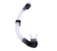 CHICIRIS Tuba de Plongée avec Valve Supérieure Sèche, Fixateur Réglable, Embout Confortable pour la Natation et la Plongée en Apnée