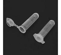 CHICIRIS Tubes à Essai de Récipient de Stockage de Fiole en Plastique de Tube de Centrifugeuse de Laboratoire de 10 Ml pour le Test D'échantillon Bonne ténacité Paquet de 200 (2 ml (500 pièces par