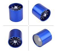 CHICIRIS Turbonateur D'admission d'air de Voiture de 55 Mm, Super Chargeur de Turbine à Ventilateur Unique pour économiser du Carburant, Artisanat Exquis et Hautes Performances, Montage Universel