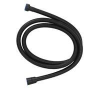 CHICIRIS Tuyau de Douche Flexible Antidéflagrant en Acier Inoxydable 59 Pouces pour Salle de Bain, Tuyau de Douche à Main Extra Long Résistant à la Chaleur pour Adultes (BLACK)