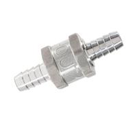 CHICIRIS Valve de Contrôle D' Unidirectionnelle en Aluminium, avec Marque de Direction du Fluide, Stable et Durable, Convient aux Matériaux Contenant de l'eau et de L'