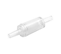 CHICIRIS Valve de Contrôle de Pompe à Air à Oxygène pour Aquarium, Protection de Pompe, 10 Pièces en Plastique Noir, Unidirectionnel, sans Retour (Blanc Transparent)