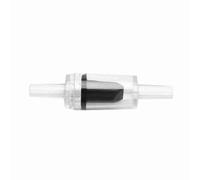 CHICIRIS Valve de Contrôle de Pompe à Air à Oxygène pour Aquarium, Protection de Pompe, 10 Pièces en Plastique Noir, Unidirectionnel, sans Retour (Noir Transparent)