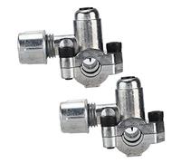 CHICIRIS Valve de Perçage pour Climatisation Automobile, 2 Pièces, Poinçon, Vanne à Bouchon BPV- 31