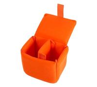 CHICIRIS Velvet Camera Bag Insert DSLR Shockproof Protection Case Pouch Accessory for Bags & Cases (Orange)-Bande De Séparation Rembourrée Orange