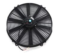 CHICIRIS Ventilateur de Refroidissement du Radiateur électrique 16in Universal Push Pull, 10 Lames, 24 Volts 120w, Baie Moteur et Conception d'économie d'espace pour les Camions, les Remorques,