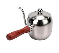 CHICIRIS Verser sur une Cafetière 500 Ml en Acier Inoxydable Léger pour les Voyages et le Bureau Conception à Col de Cygne (Acier inoxydable)