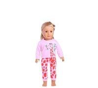 CHICIRIS Vêtements de Poupée pour Poupées de 18 Pouces, Robe de Costume | Tissu en Peluche Qui Ne Perd Pas Ses Poils, Lavable en Machine, S'adapte à Notre Génération et à Ma Vie de Poupées, Jolie
