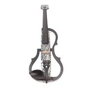 CHICIRIS Violon électrique 4/4 Taille Pleine Fibre de Carbone, Mode | Raccords en bois d\'érable résonnant, régulateur de timbre intégré, cadre léger prêt pour la scène, étui de voyage pour les