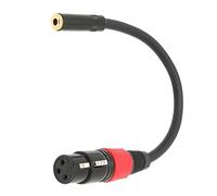 CHICIRIS Xlr Feim Femelle de L'un des Câbles Câble 3,5 mm. (Caron Mère à 3,5 Mère 20 cm / 7,87 pouces)