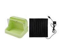 Chick Brooder Box, Built-in Heating Pad, 24x18 inches Poultry Breeding Cage with Temperature Control Feature, Cage, Chick Box with Durable Material, Brooder for Farm Birds