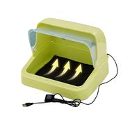 Chick Brooder Box, Poultry Breeding Cage, 24x16 inches Brooding Crate with Built in Pad, Durable Habitat with Temperature Control, Farm Duckling Enclosure Ventilated Design, Quail Parrot