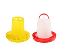 Chick Eau et Feeder Automatique Petit Buveur d'eau de volaille Distributeur d'aliments 1 kg/2 2 livres Grande capacité de stockage