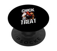 Chick Or Treat Costume de Poulet pour Halloween PopSockets PopGrip Adhésif