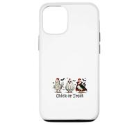 Chick Or Treat Costume d'halloween Poulet Fantôme Sorcière Horreur Coque pour iPhone 12/12 Pro